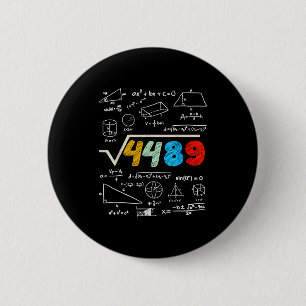 Chapa Redonda De 5 Cm 67 Meme Raíz Cuadrada 4489 Haz Las Cuentas Cumplea