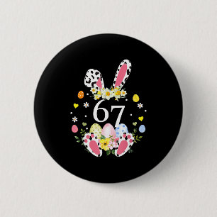 Chapa Redonda De 5 Cm 67 Meme Seis Siete 6 7 Conejo Leopardo Niños Diver