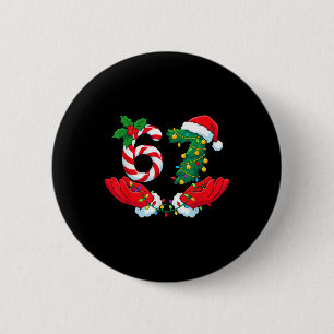 Chapa Redonda De 5 Cm 67 Meme Seis Siete Memes Divertidos De Navidad Arg
