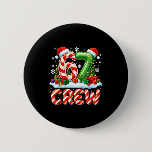 Chapa Redonda De 5 Cm 67 Meme Seis Siete Navidad Divertida Mujeres Hombr