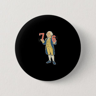 Chapa Redonda De 5 Cm 67 Memes divertidos de George Washington Seis Siet