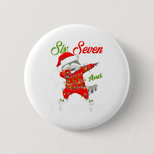 Chapa Redonda De 5 Cm 67 Navidad Divertido Seis Siete Bruh Meme Deterior