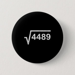Chapa Redonda De 5 Cm 67 Seis Siete Meme Raíz Cuadrada 4489 Lenguaje Col