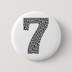 Chapa Redonda De 5 Cm 67 Sesenta y Siete Diseño de Disfraz de Halloween