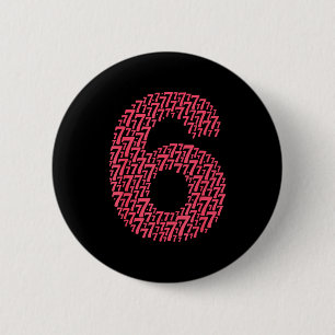 Chapa Redonda De 5 Cm 67 Sesenta y Siete Diseño de Disfraz de Halloween