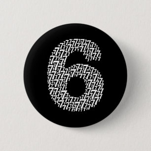 Chapa Redonda De 5 Cm 67 Sesenta y Siete Diseño de Disfraz de Halloween