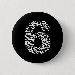 Chapa Redonda De 5 Cm 67 Sesenta y Siete Diseño de Disfraz de Halloween