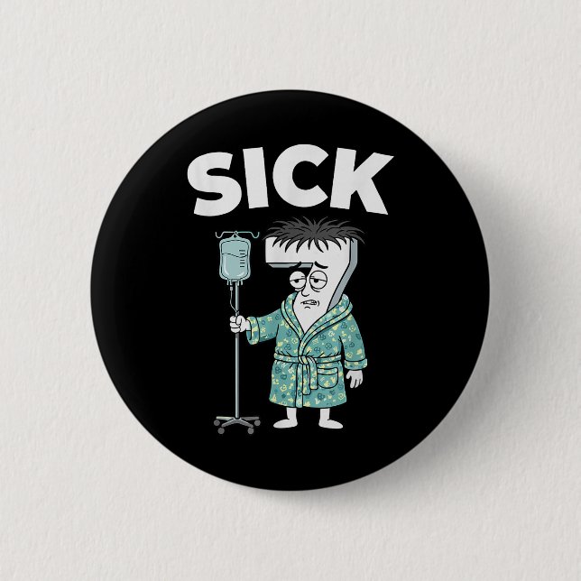 Chapa Redonda De 5 Cm 67 Sick Seven Six 6 7 Meme  (Anverso)