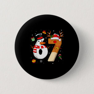 Chapa Redonda De 5 Cm 67 Six Seven Camisetas Divertidas De Navidad Niños