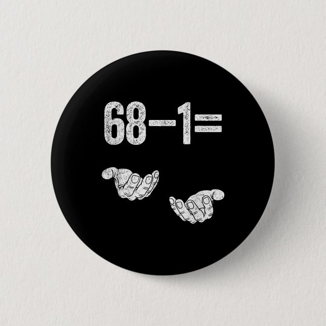 Chapa Redonda De 5 Cm 67 Six Seven Math Mathematics Brainrot Equation Bi (Anverso)