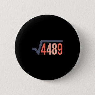 Chapa Redonda De 5 Cm 67 Vintage Meme Divertido Raíz Cuadrada 4489 Argot