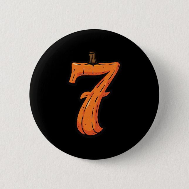 Chapa Redonda De 5 Cm 6 7 Gracioso Seis Siete Vestidos De Halloween Cost (Anverso)