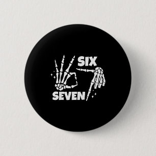 Chapa Redonda De 5 Cm 6 7 Meme Manos de Esqueleto Divertidas de Hallowee