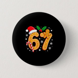 Chapa Redonda De 5 Cm 6 7 Meme Navidad 67 Seis Siete Galletas Pan de jen