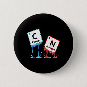 Chapa Redonda De 5 Cm 6 7 Tabla Periódica Meme Ciencia Química6 7 Perio