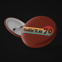 70 y Orgullosa insignia retro de vida