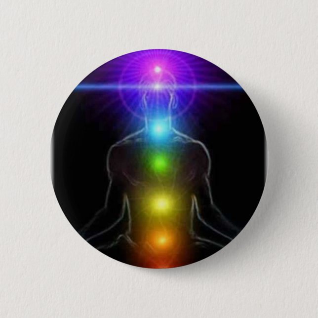 Chapa Redonda De 5 Cm 7 Chakra (Anverso)