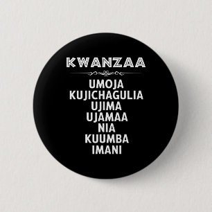 Chapa Redonda De 5 Cm 7 Principios De Kwanzaa