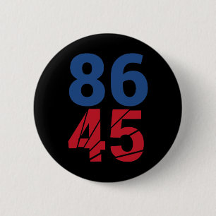 Chapa Redonda De 5 Cm 86 45 Protesta contra el impeachment de Trump para