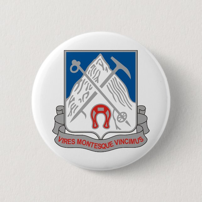 Chapa Redonda De 5 Cm 87.o Regimiento de infantería (Anverso)