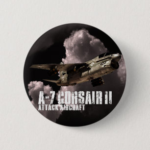 Chapa Redonda De 5 Cm A-7 Corsair II