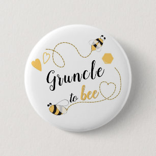 Chapa Redonda De 5 Cm a Bee