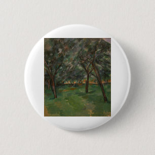 Chapa Redonda De 5 Cm A Close - Paul Cezanne - c1890