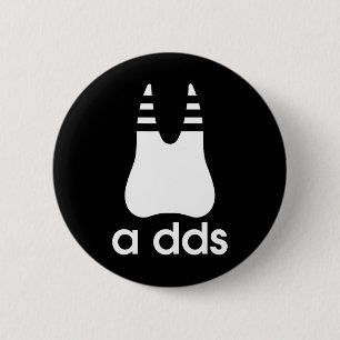 Chapa Redonda De 5 Cm A Dds - Dentista Dentista Divertida Medicina Denta