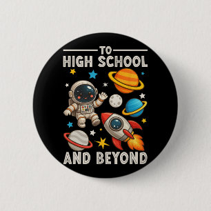 Chapa Redonda De 5 Cm A la escuela secundaria y más allá Astronauta dive