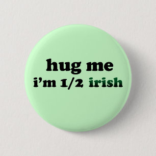 Chapa Redonda De 5 Cm A medias irlandés