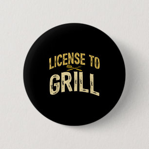 Chapa Redonda De 5 Cm A Un Padre Divertido Le Encanta La Licencia Bbq Pa