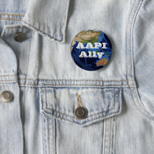 Chapa Redonda De 5 Cm AAPI Ally