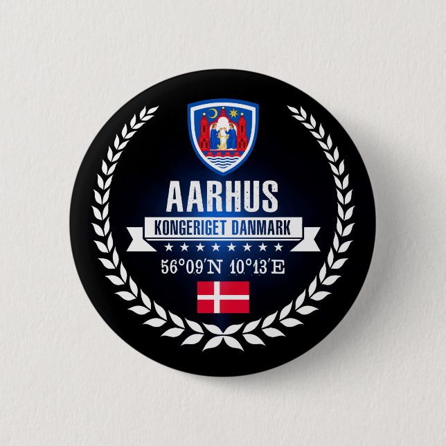 Chapa Redonda De 5 Cm Aarhus (Anverso)