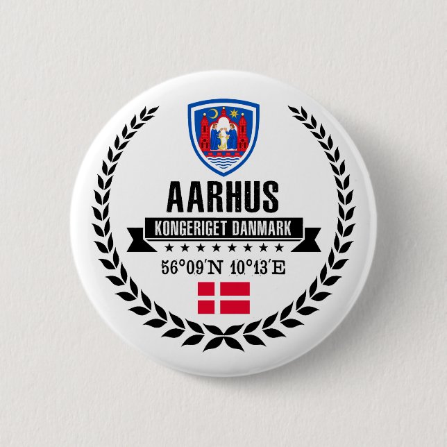 Chapa Redonda De 5 Cm Aarhus (Anverso)