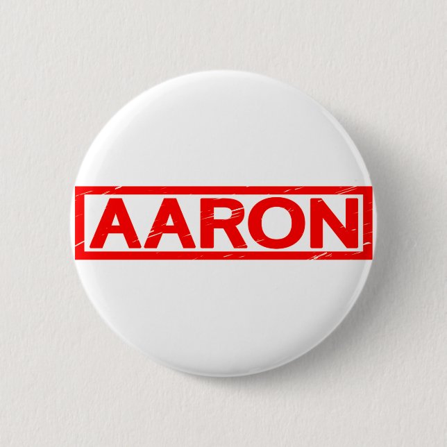 Chapa Redonda De 5 Cm Aaron Stamp (Anverso)