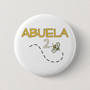 Chapa Redonda De 5 Cm Abeja de Abuela 2