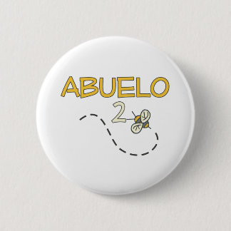Chapa Redonda De 5 Cm Abeja de Abuelo 2