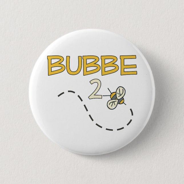 Chapa Redonda De 5 Cm Abeja de Bubbe 2 (Anverso)