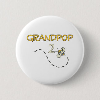 Chapa Redonda De 5 Cm Abeja de Grandpop 2