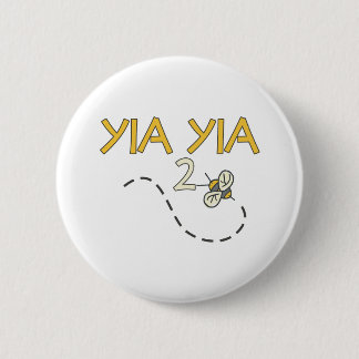 Chapa Redonda De 5 Cm Abeja de YiaYia 2