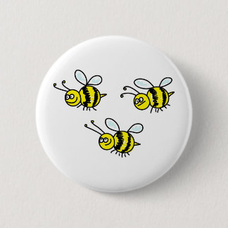 Chapa Redonda De 5 Cm abejas