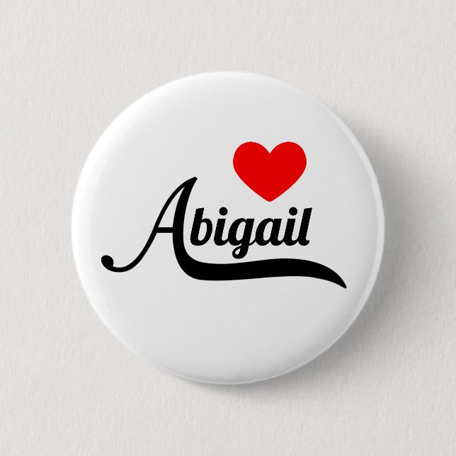 Chapa Redonda De 5 Cm Abigail (Anverso)