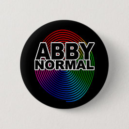 Chapa Redonda De 5 Cm Abnormal Abby Normal Colorida Espiral Warped Loco