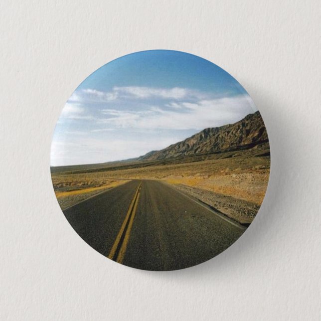 Chapa Redonda De 5 Cm Abra la carretera (Anverso)