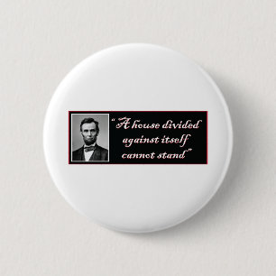 Chapa Redonda De 5 Cm Abraham Lincoln