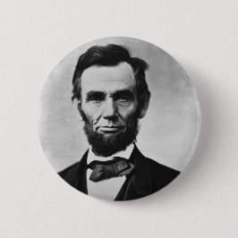 Chapa Redonda De 5 Cm Abraham Lincoln