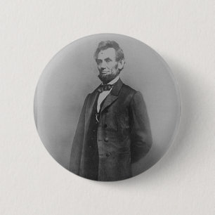 Chapa Redonda De 5 Cm Abraham Lincoln, enero de 1864