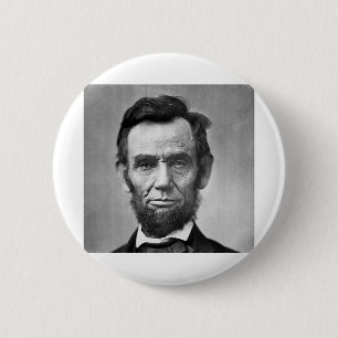 Chapa Redonda De 5 Cm Abraham Lincoln - Presidente