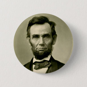 Chapa Redonda De 5 Cm Abraham Lincoln presidente usa Estados Unidos