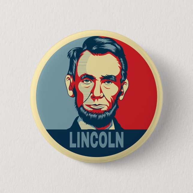 Chapa Redonda De 5 Cm Abraham Lincoln USA Presidente Hope (Anverso)